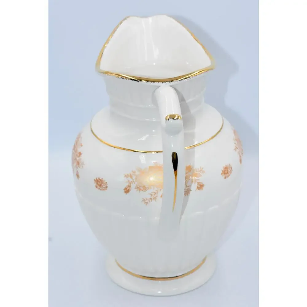 Royal Albert Old Country Roses Gold Trim Large Water Sweet Tea Pitcher Porcelain